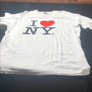 Brand new I love New York white T-shirt size large